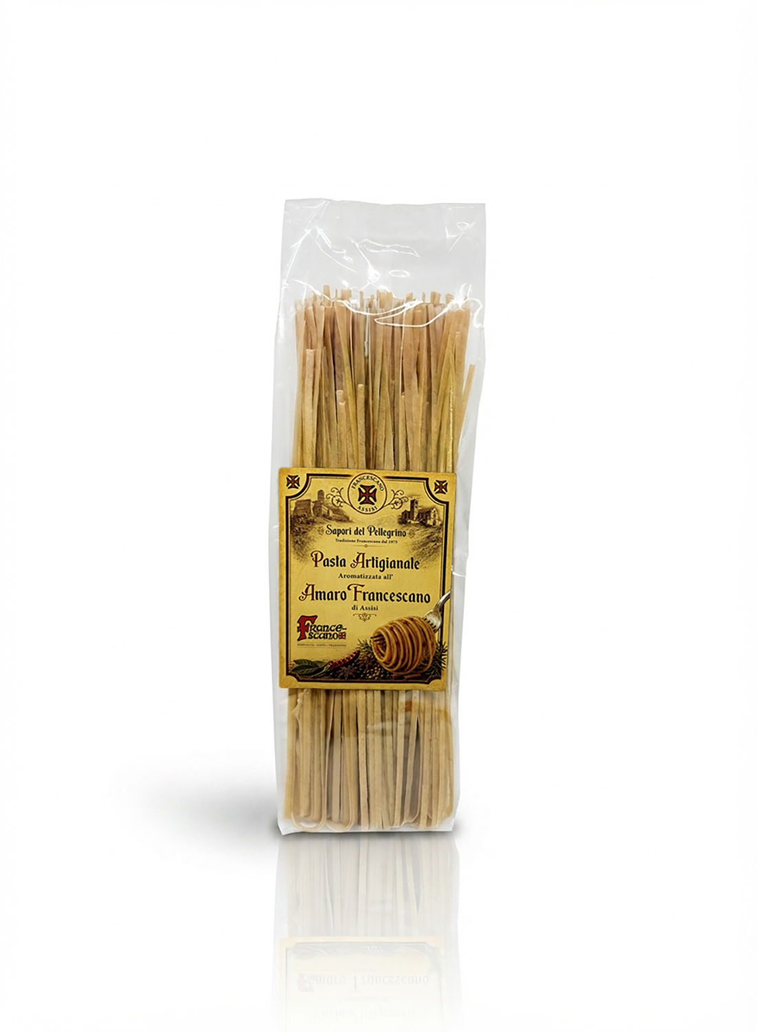 Pasta linguine aromatizzate all'Amaro Francescano